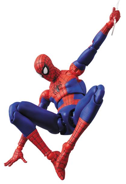 MAFEX Spider-Man (Peter B. Parker) - Spider-Man Into the Spider-Verse - Renewal Ver. (Reissue) (No.235)