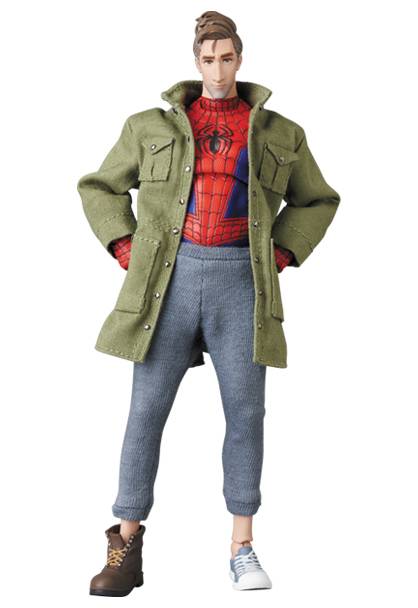 MAFEX Spider-Man (Peter B. Parker) - Spider-Man Into the Spider-Verse - Renewal Ver. (Reissue) (No.235)