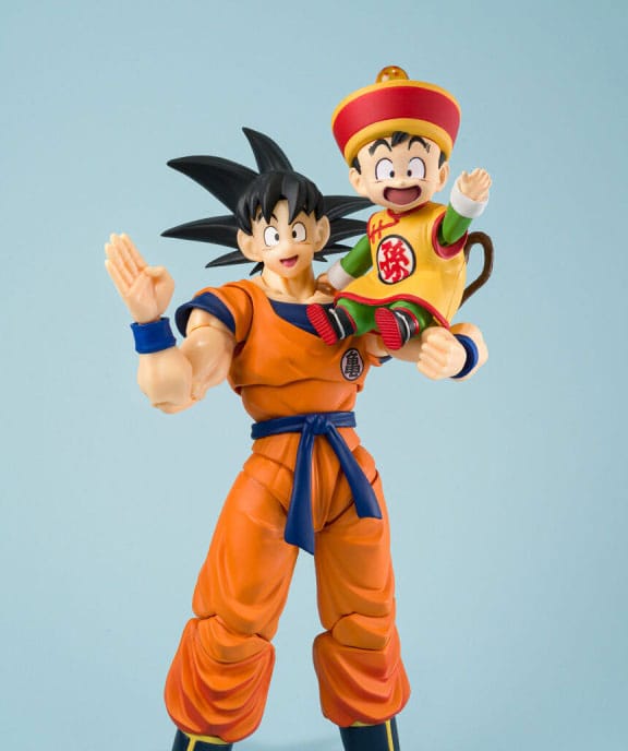 Dragon Ball  Son Goku & Son Gohan Kid & Kintoun 14 cm & 6 cm S.H.Figuarts Action Figure