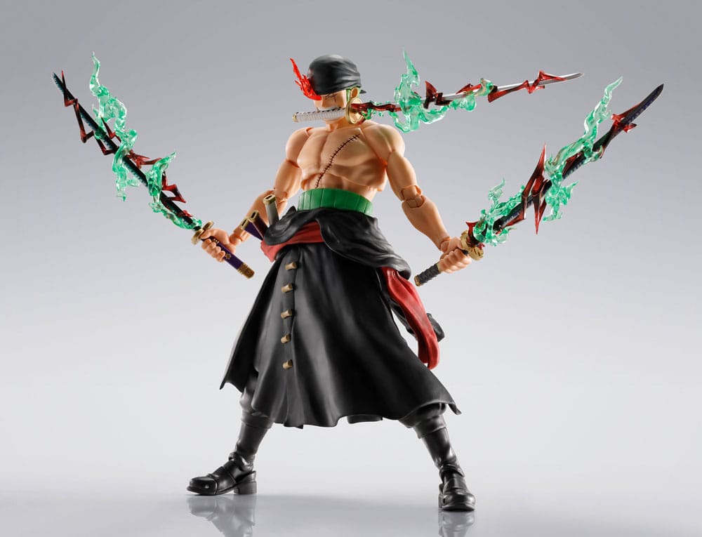One Piece  Roronoa Zoro The King of Hell S.H.Figuarts Action Figure 15 cm