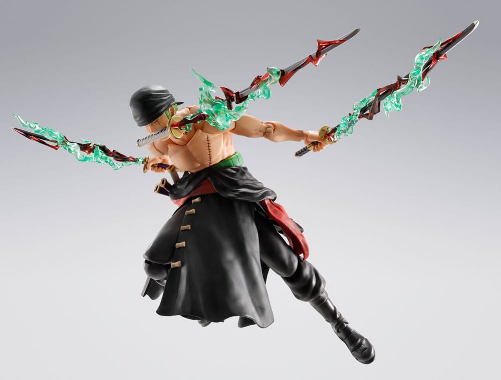 One Piece  Roronoa Zoro The King of Hell S.H.Figuarts Action Figure 15 cm