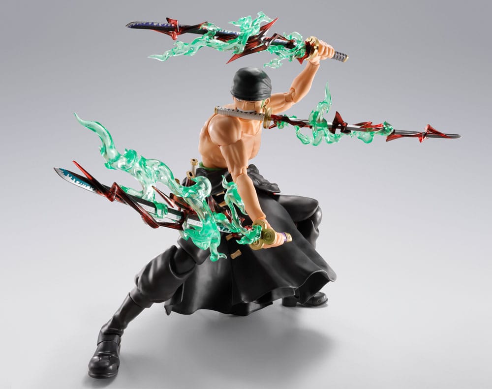 One Piece  Roronoa Zoro The King of Hell S.H.Figuarts Action Figure 15 cm